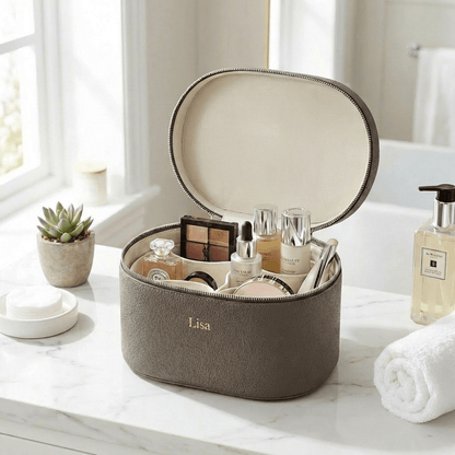 Sac Rangement Cosmétique Voyage Bordeaux Foncé - | AïtaVia