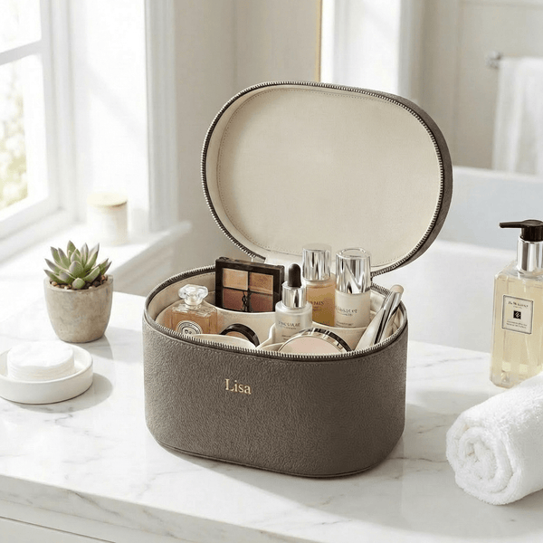 Sac Rangement Cosmétique Voyage Bordeaux Foncé - | AïtaVia