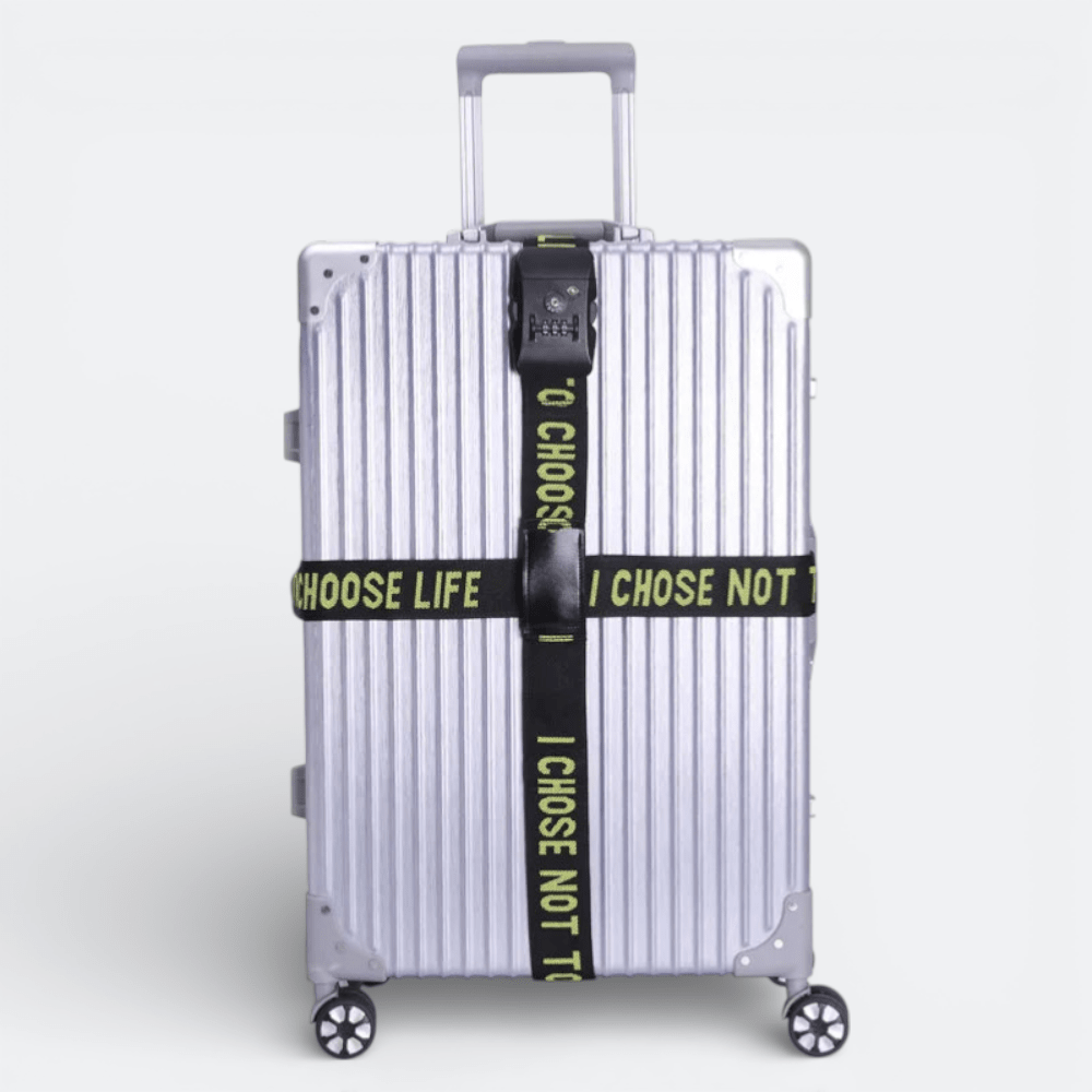 Sangle pour Valise avec Code Noir Charbon - | AïtaVia