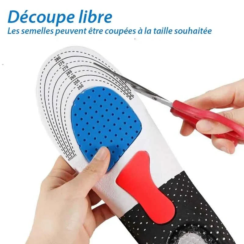 Semelles Orthopédiques Respirantes Homme/Femme – Confort Optimal
