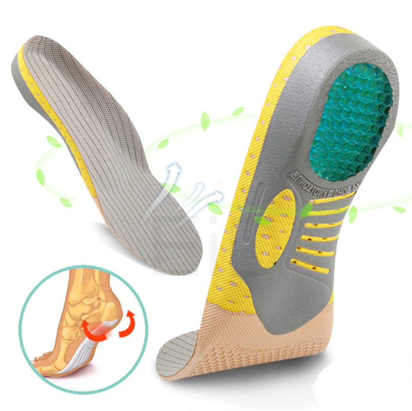 Semelles Orthopédiques - Soulagement Douleur Plantaire - Tailles S/M