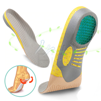 Semelles Orthopédiques - Soulagement Douleur Plantaire - Tailles S/M
