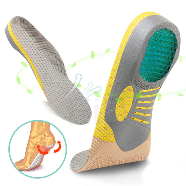 Semelles Orthopédiques - Soulagement Douleur Plantaire - Tailles S/M