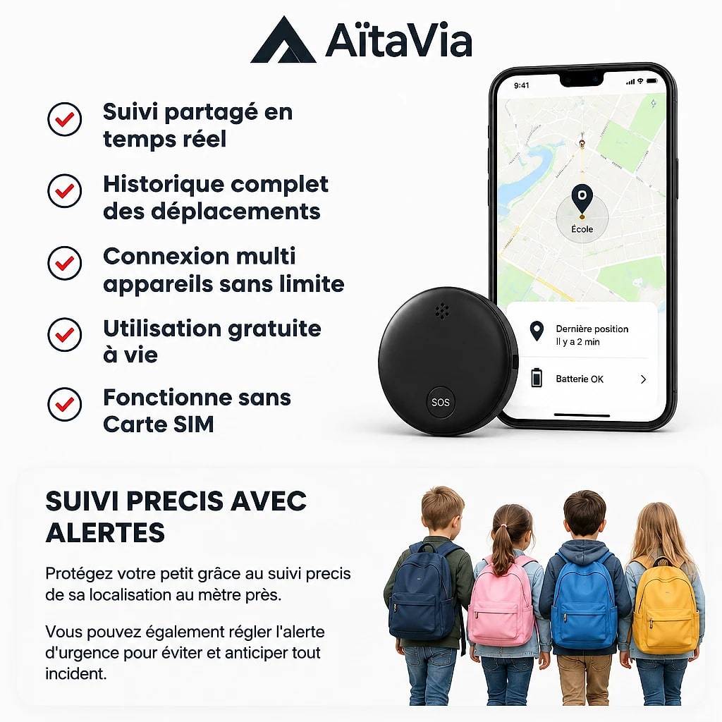 Sérénio – Traceur GPS Enfant