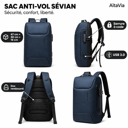 Sévian – Sac à Dos Anti-vol