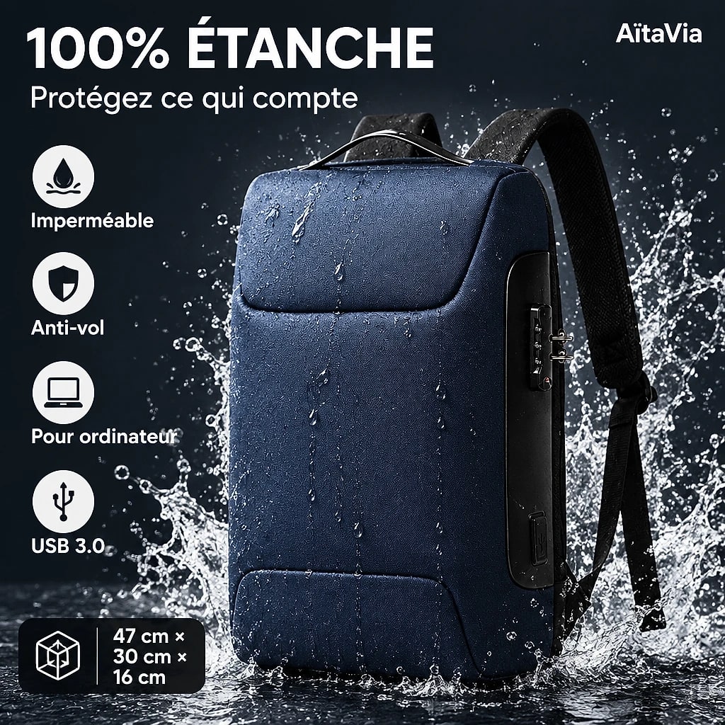 Sévian – Sac à Dos Anti-vol