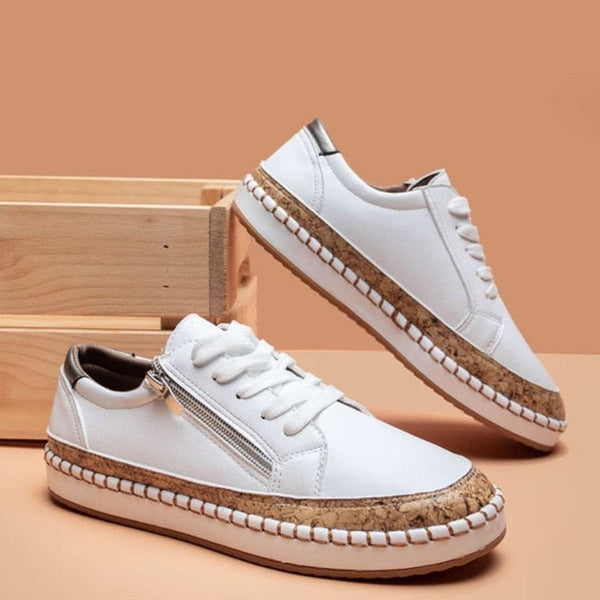 Sneakers Orthopédiques Fleuries pour Femmes – Confort et Style Quotidien