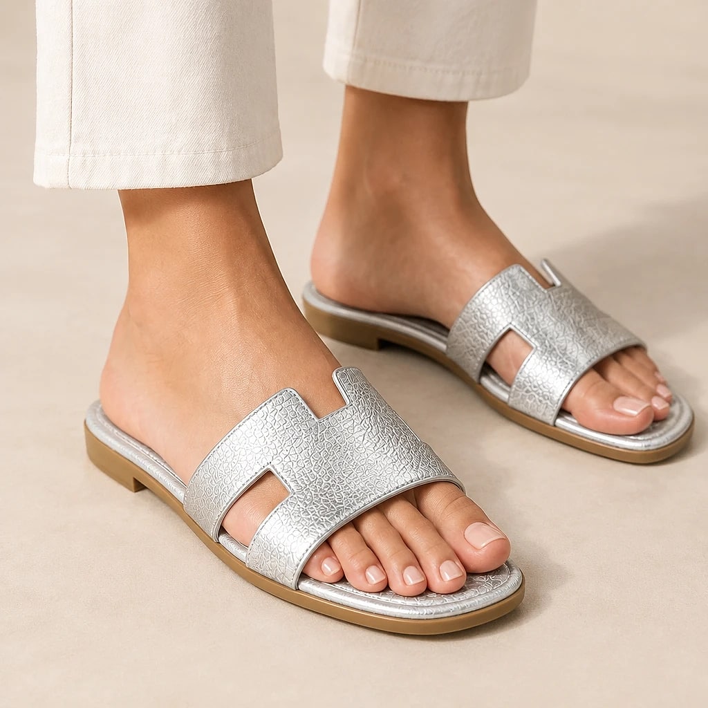 Solvène – Sandales Plates Femme