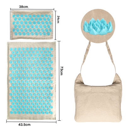 Tapis Acupression Fleurs : Détente Naturelle