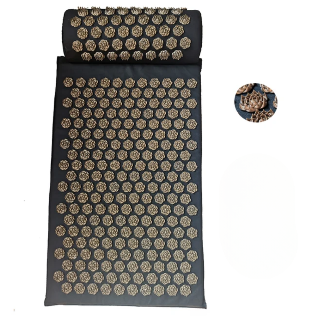 Tapis de Relaxation Champ de Fleurs - Soulagement Musculaire