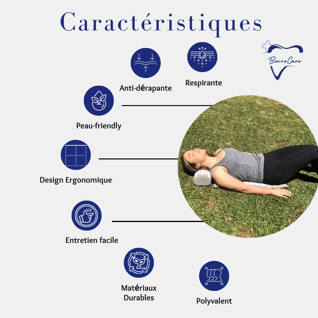 Tapis de Relaxation Champ de Fleurs - Soulagement Musculaire