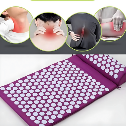 Tapis de Relaxation Champ de Fleurs - Soulagement Musculaire