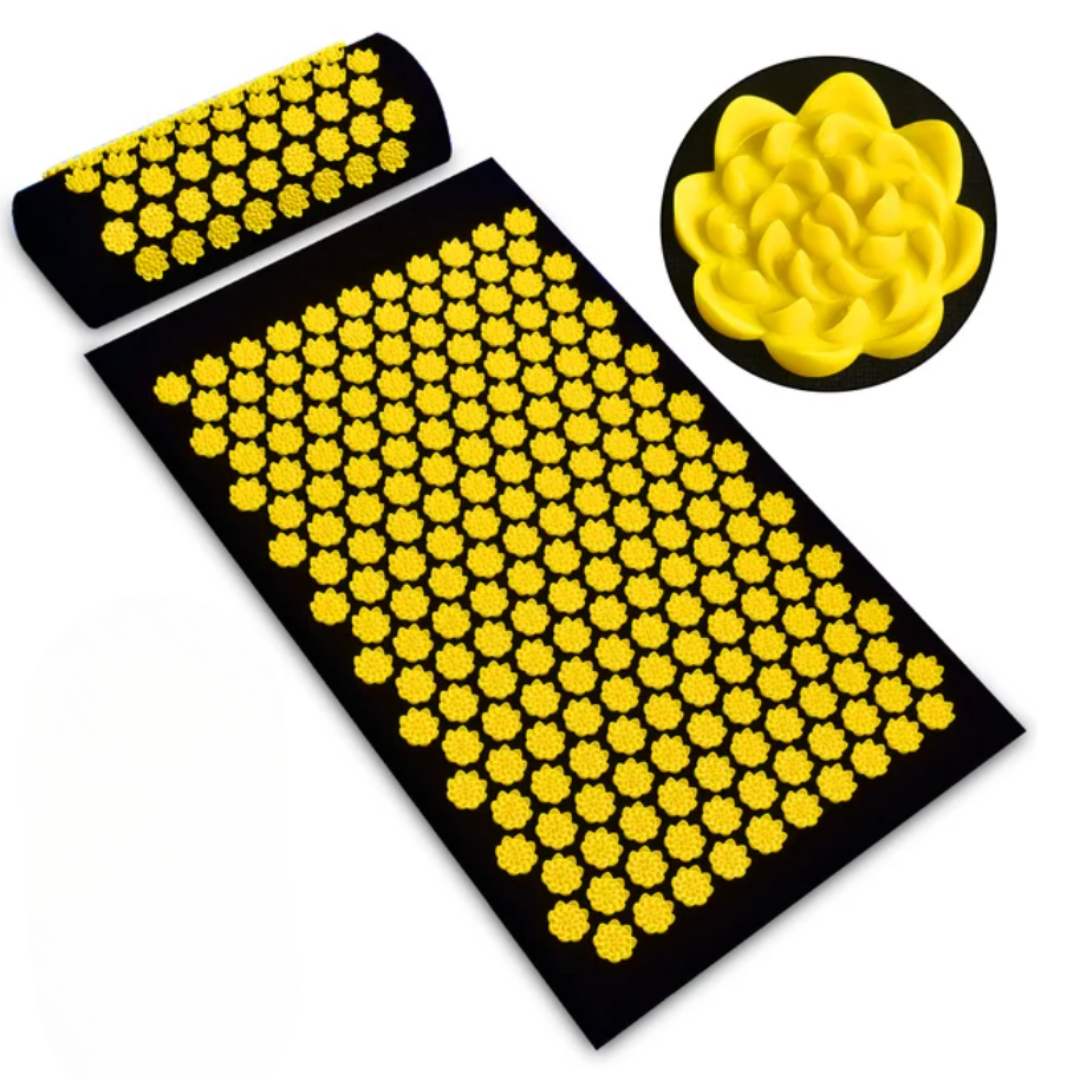 Tapis de Relaxation Champ de Fleurs - Soulagement Musculaire