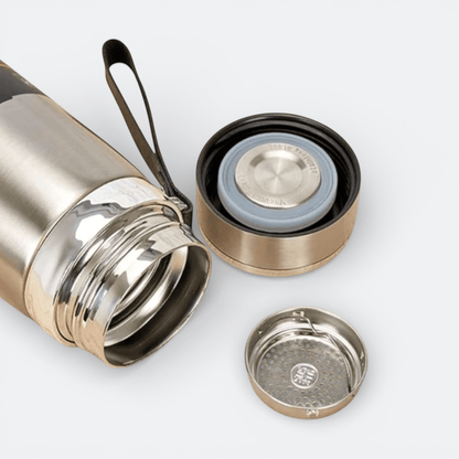 Thermos avec Filtre à Thé Beige Doré - | AïtaVia