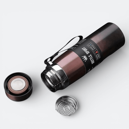 Thermos avec Filtre à Thé Beige Doré - | AïtaVia
