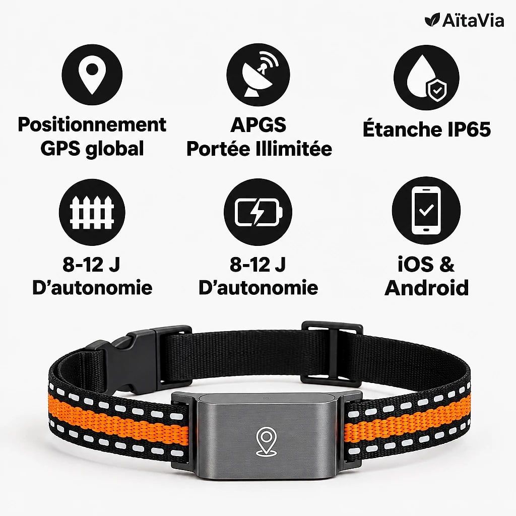 Traquis – Collier GPS Chien