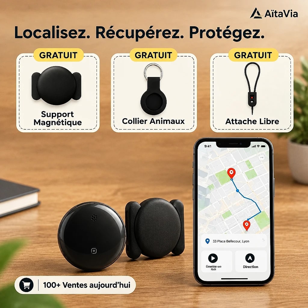 Traqvia – Traceur GPS Sans Abonnement