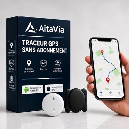 Traqvia – Traceur GPS Sans Abonnement