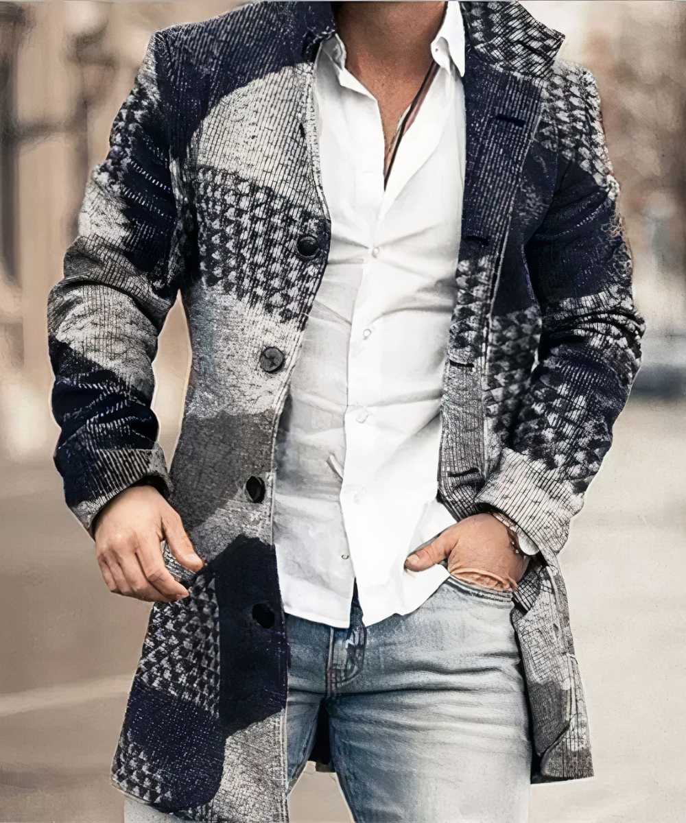 Trench-coat Élégant pour Hommes – Style Intemporel