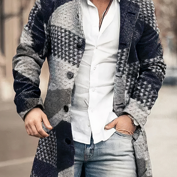 Trench-coat Élégant pour Hommes – Style Intemporel