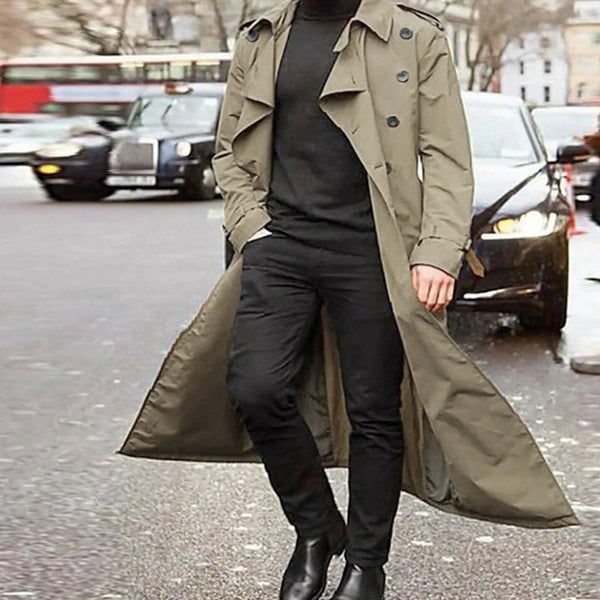 Trench-coat Élégant Imperméable pour Hommes