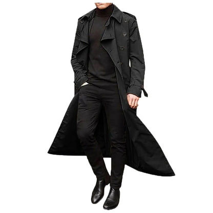 Trench-coat Élégant Imperméable pour Hommes