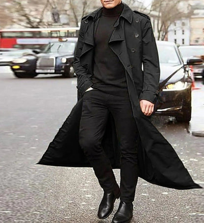 Trench-coat Élégant Imperméable pour Hommes