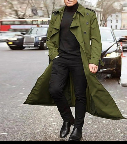 Trench-coat Élégant Imperméable pour Hommes