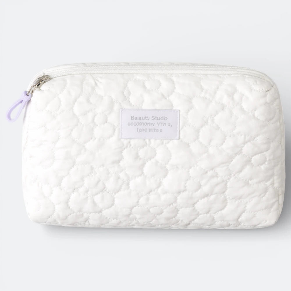 Trousse de Toilette Brodée Jaune Citron - | AïtaVia