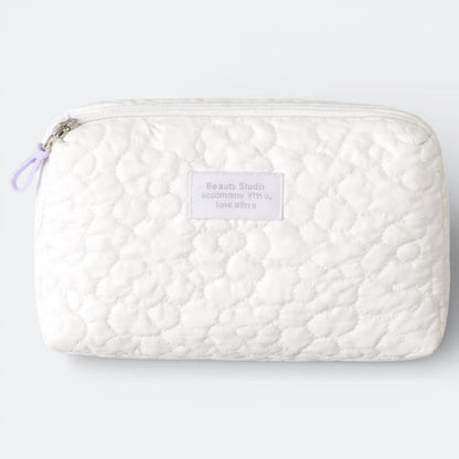 Trousse de Toilette Brodée Jaune Citron - | AïtaVia
