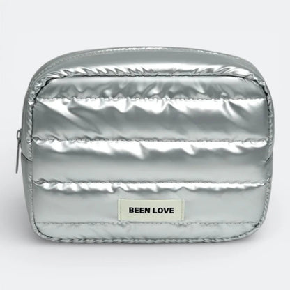 Trousse de Voyage pour Cosmétiques Gris Argenté - | AïtaVia