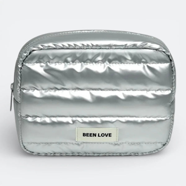 Trousse de Voyage pour Cosmétiques Gris Argenté - | AïtaVia