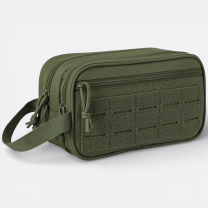 Trousse Hygiene Homme de Voyage Vert Lichen - | AïtaVia