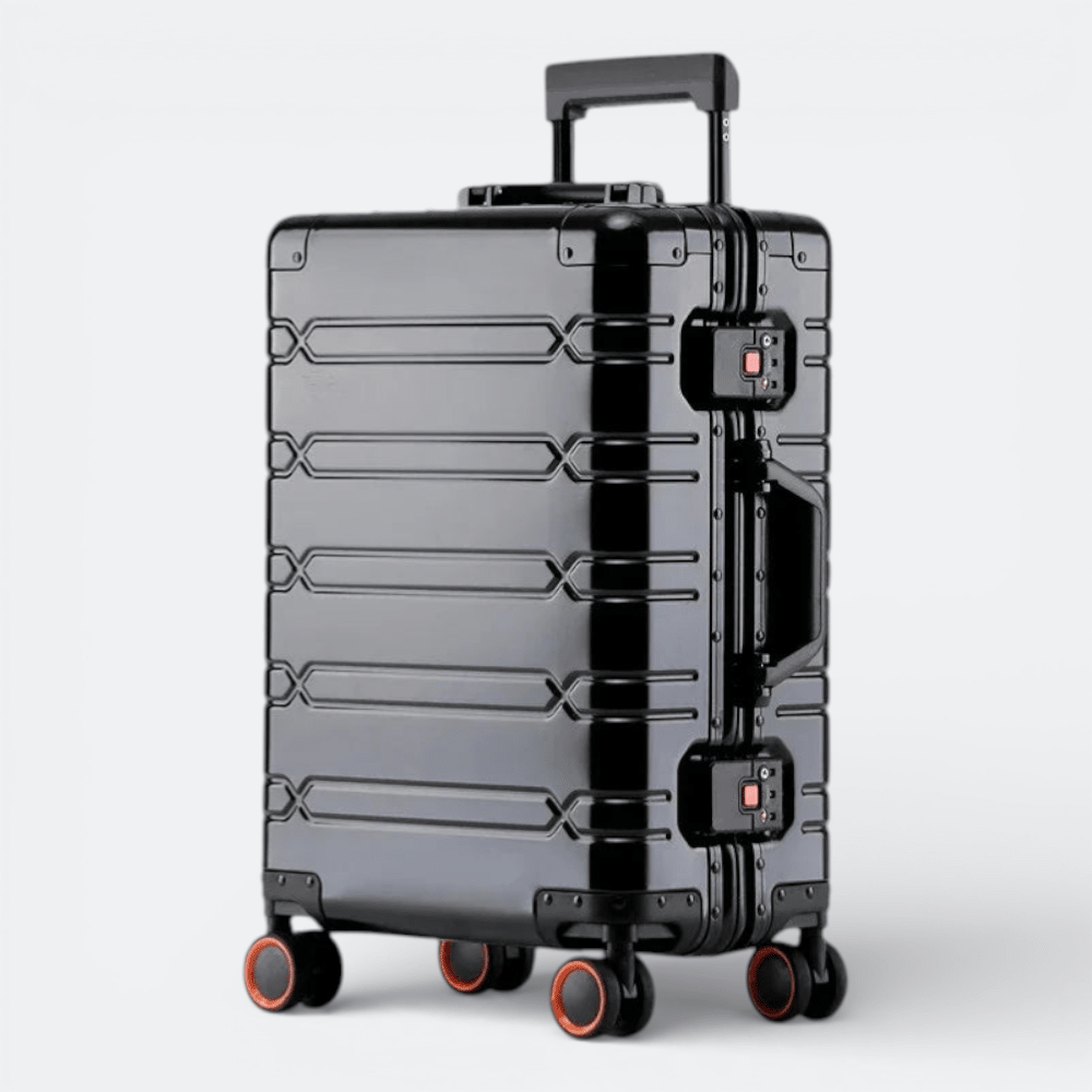 Valise a Roulettes Aluminium Gris Ardoisé - | AïtaVia