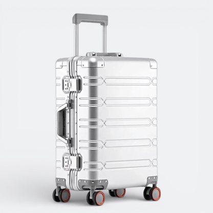 Valise a Roulettes Aluminium Rose Grisâtre - | AïtaVia