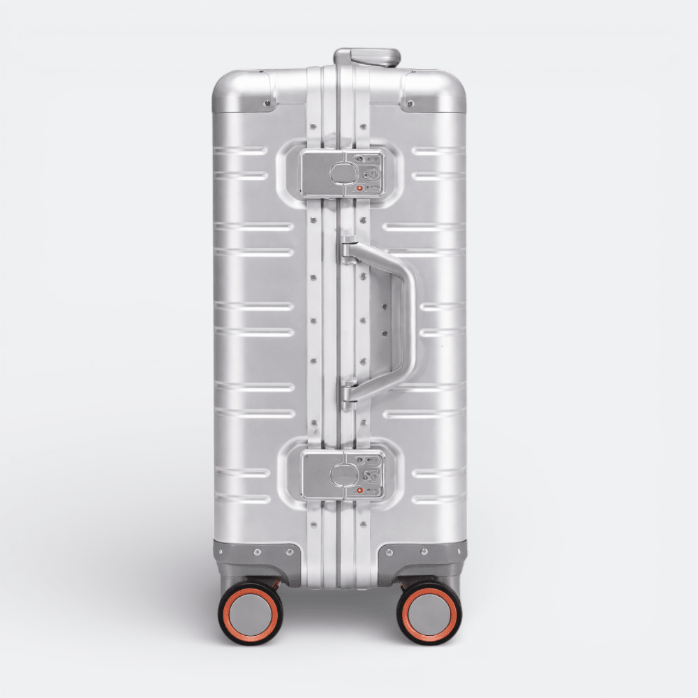 Valise a Roulettes Aluminium Rose Grisâtre - | AïtaVia