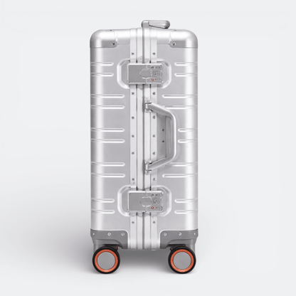 Valise a Roulettes Aluminium Rose Grisâtre - | AïtaVia