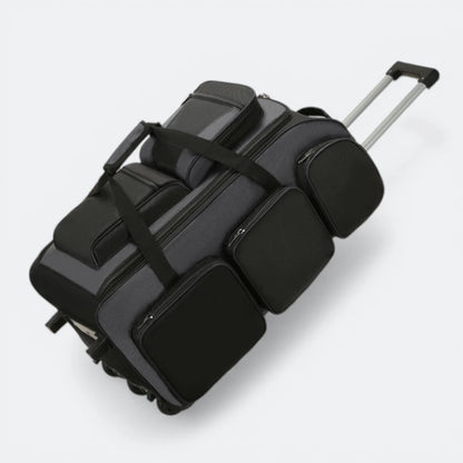 Valise à Trois Roues Gris Plomb - | AïtaVia