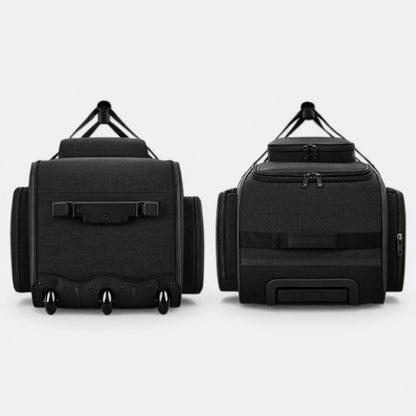 Valise à Trois Roues Noir Profond - | AïtaVia