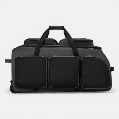 Valise à Trois Roues Noir Profond - | AïtaVia