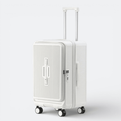 Valise avec Chargeur USB Blanc Cassé - | AïtaVia
