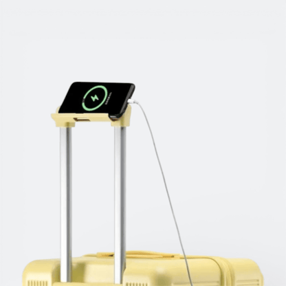 Valise avec Chargeur USB Bleu Ardoise Clair - | AïtaVia