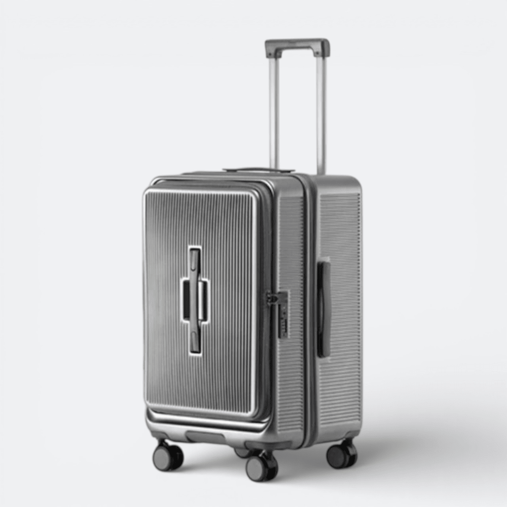 Valise avec Chargeur USB Gris Plomb - | AïtaVia