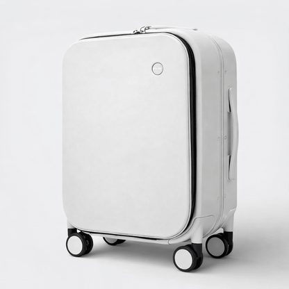 Valise avec Compartiment Ordinateur Blanc Cassé - | AïtaVia
