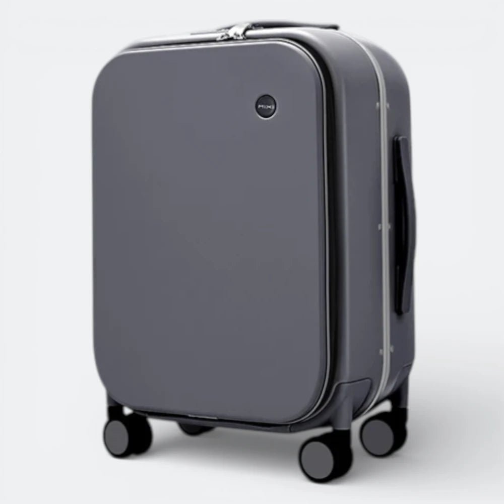Valise avec Compartiment Ordinateur Gris Fumé - | AïtaVia