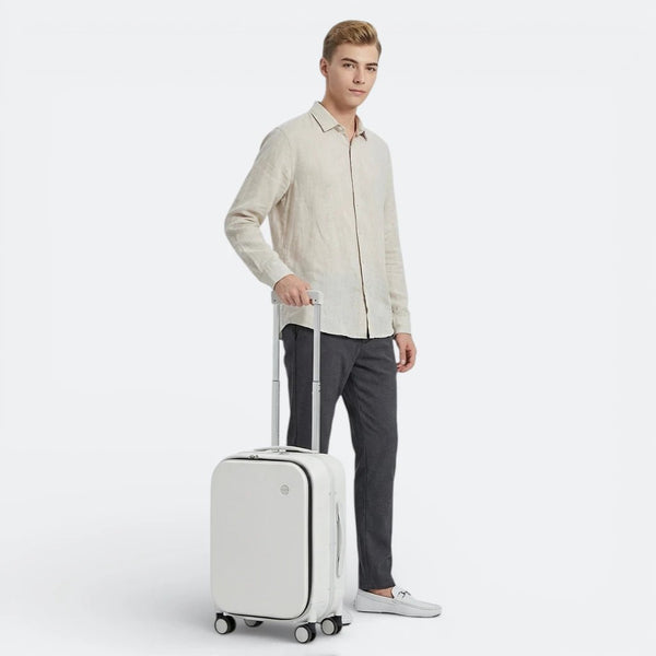 Valise avec Compartiment Ordinateur Gris Fumé - | AïtaVia