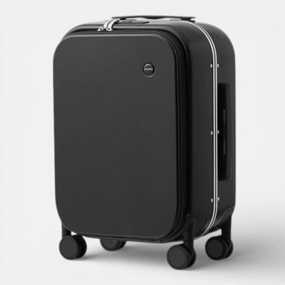 Valise avec Compartiment Ordinateur Noir Charbon - | AïtaVia