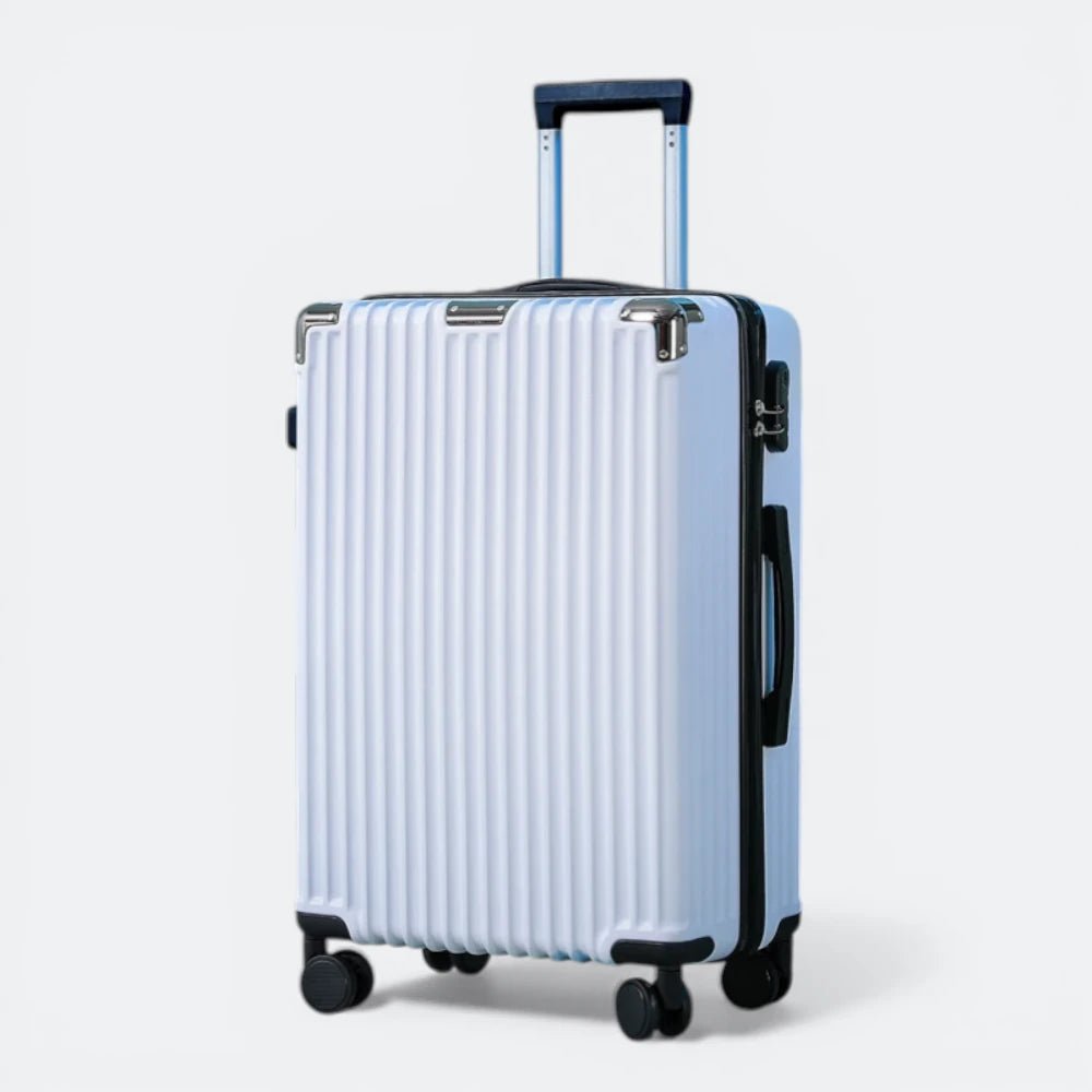 Valise avec Poignée Rétractable Blanc Bleuté - | AïtaVia