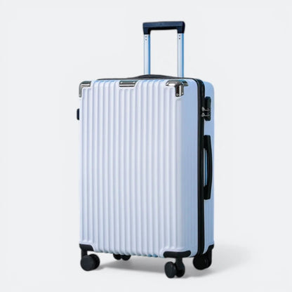 Valise avec Poignée Rétractable Blanc Bleuté - | AïtaVia