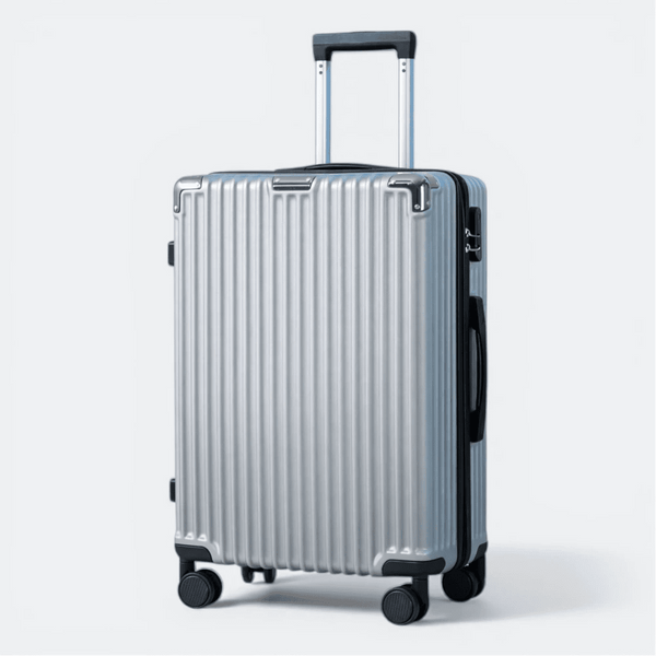 Valise avec Poignée Rétractable Gris Clair - | AïtaVia